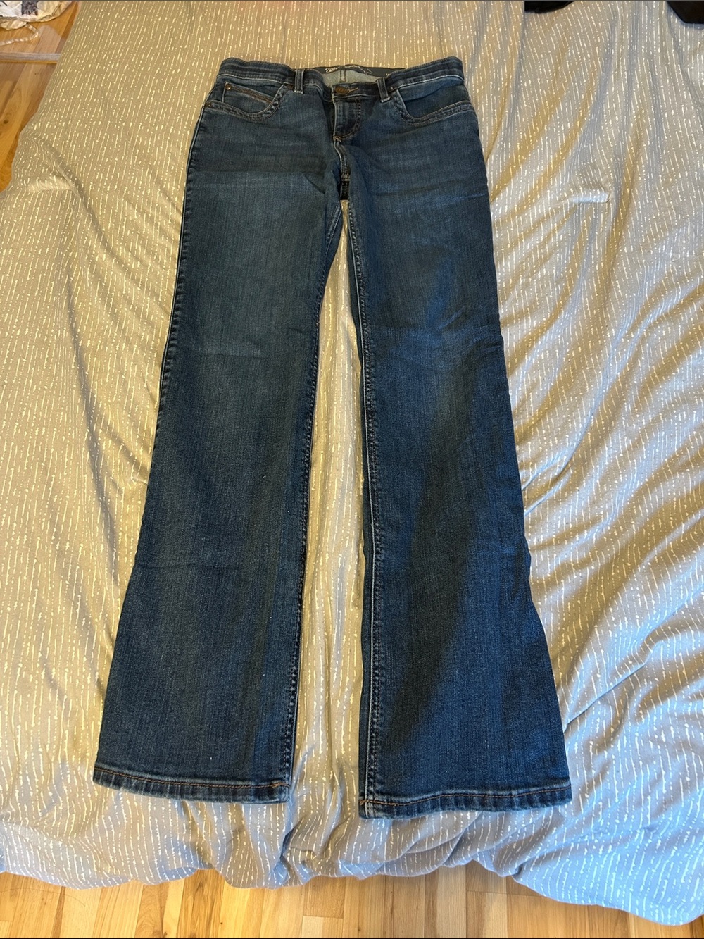 Wrangler Women's Dark Blue Flare Jeans